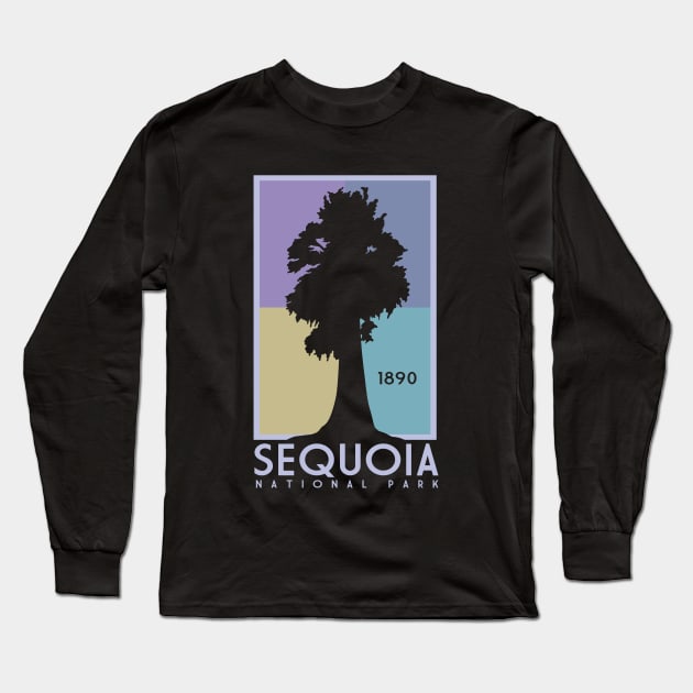 California Sequoia National Park Apparel Long Sleeve T-Shirt by Terrybogard97